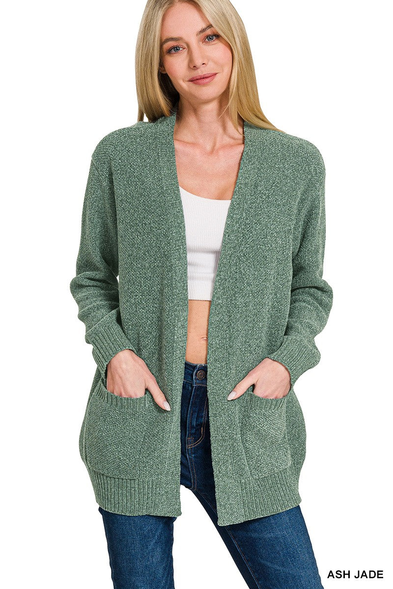 Green Sweater Cardigan