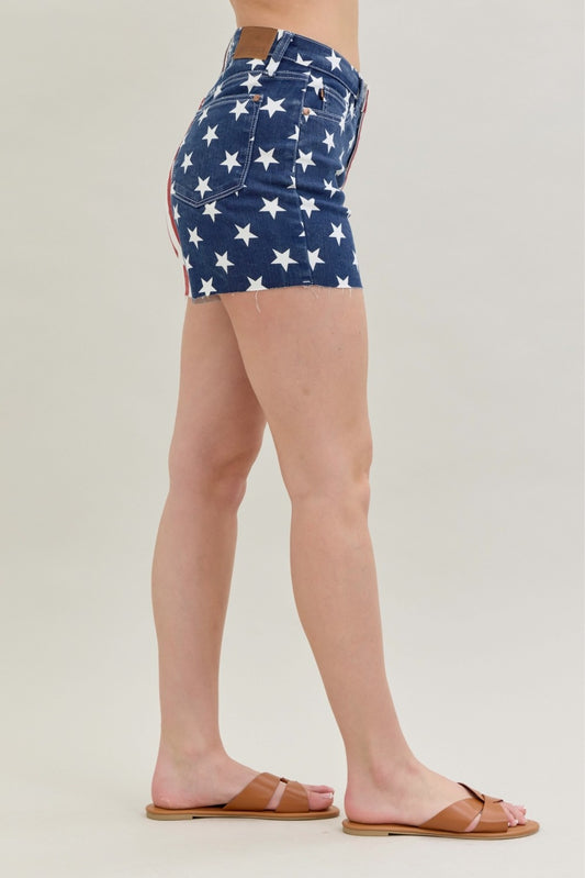 HW American Flag Shorts
