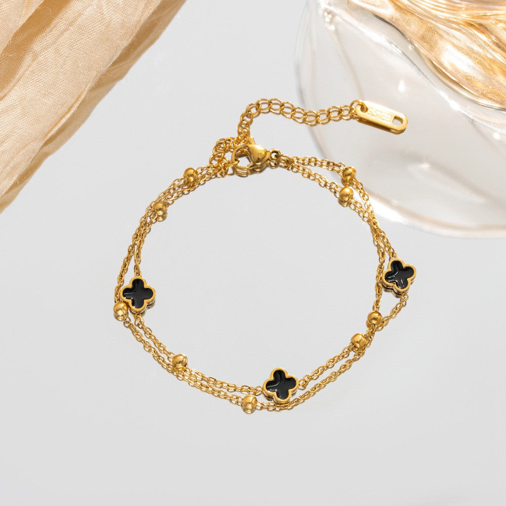 18k Clover Bracelet