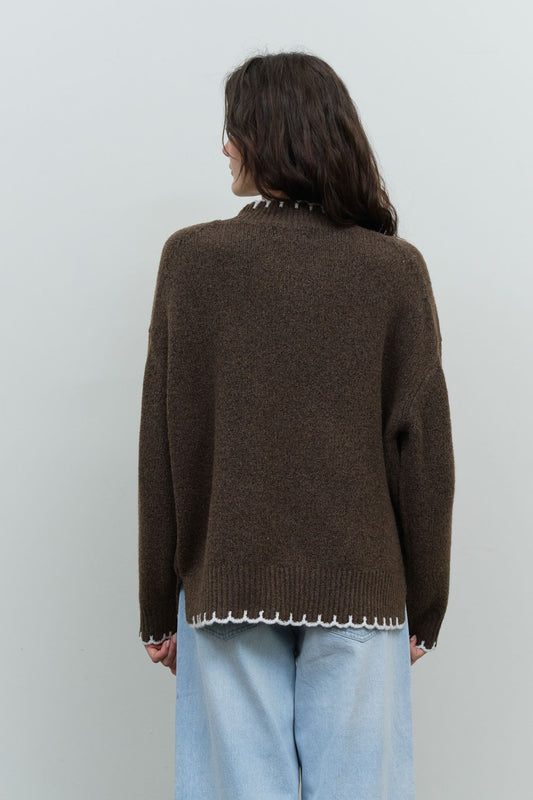 Scalloped Sweetheart Sweater