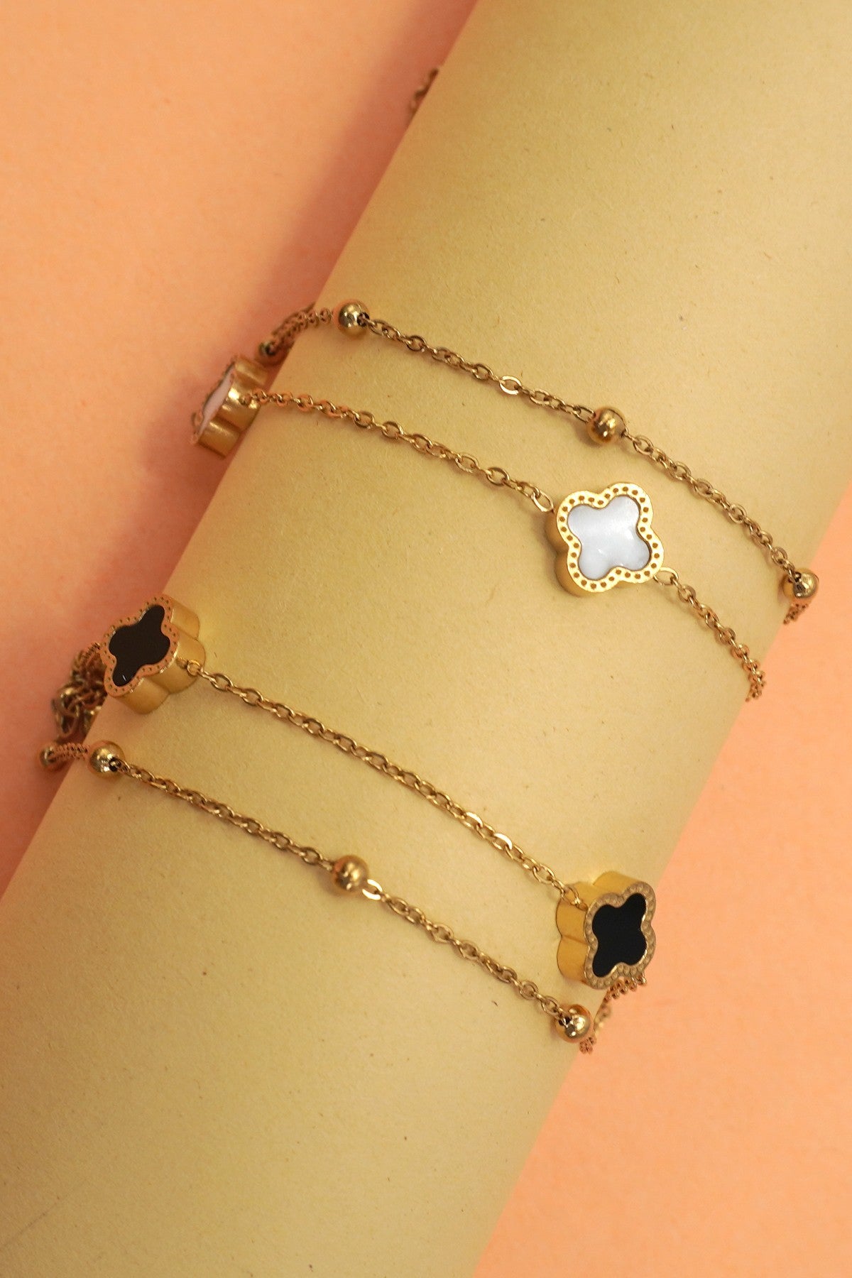 18k Clover Bracelet
