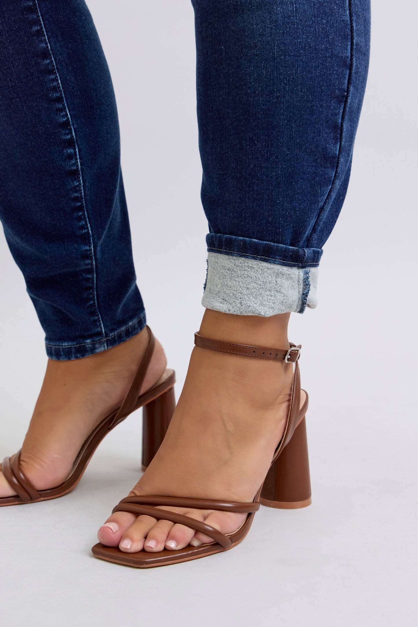 Plus - High Waisted Thermal Skinny Jean