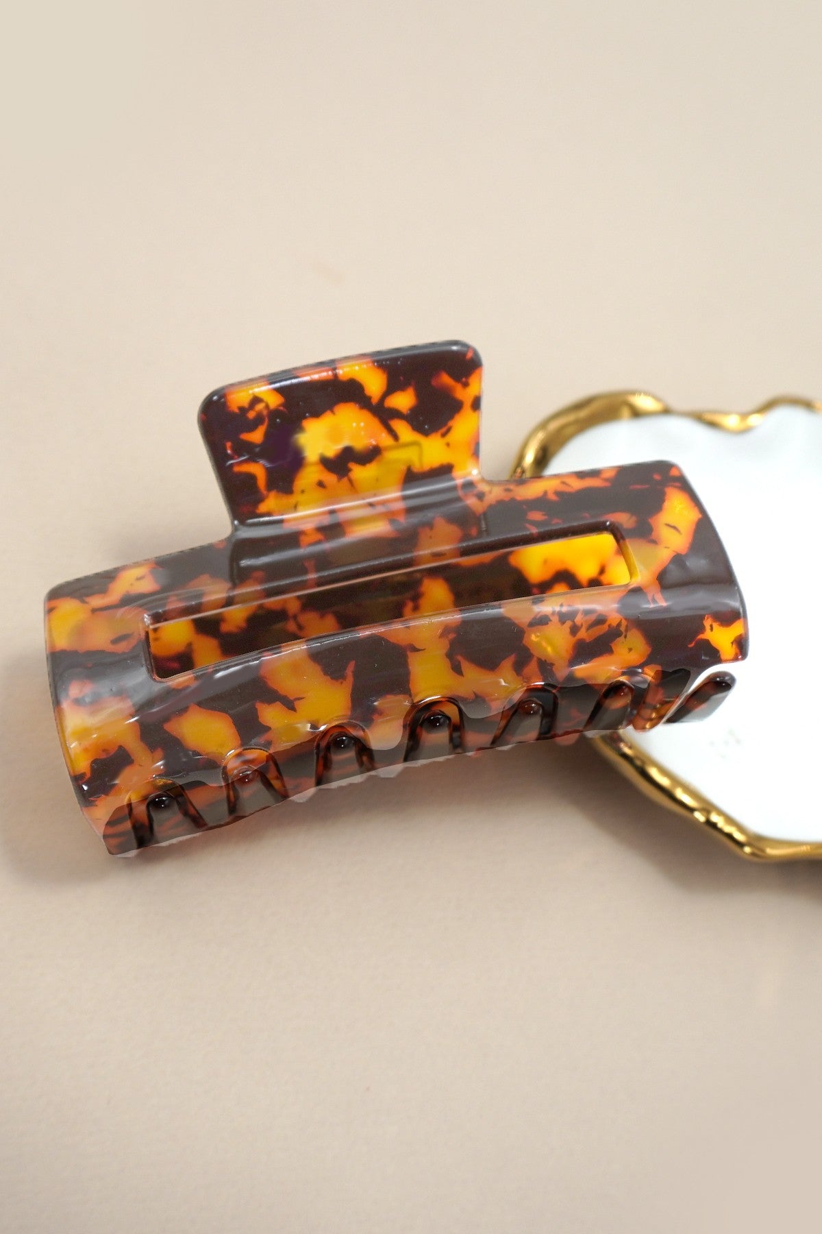 Marble Claw Clip