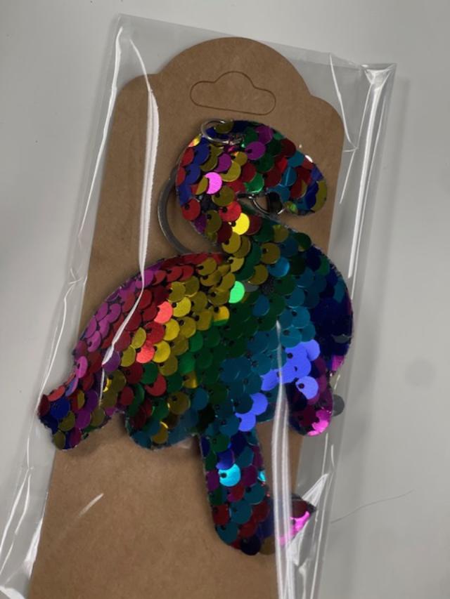 Bling Flamingo Keychain