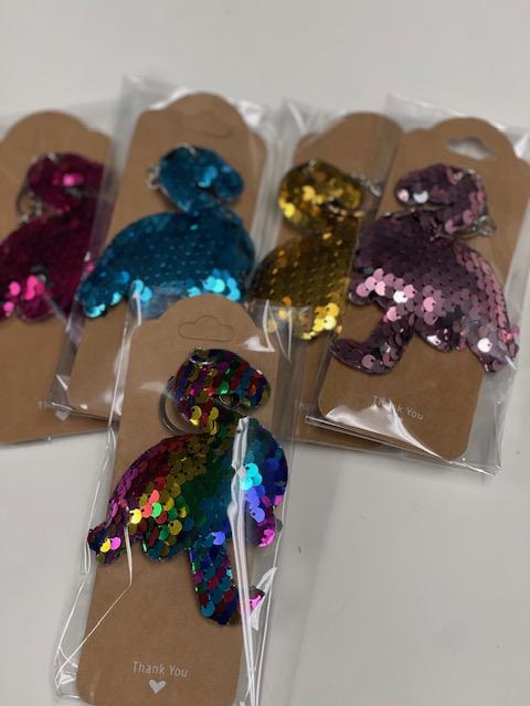 Bling Flamingo Keychain