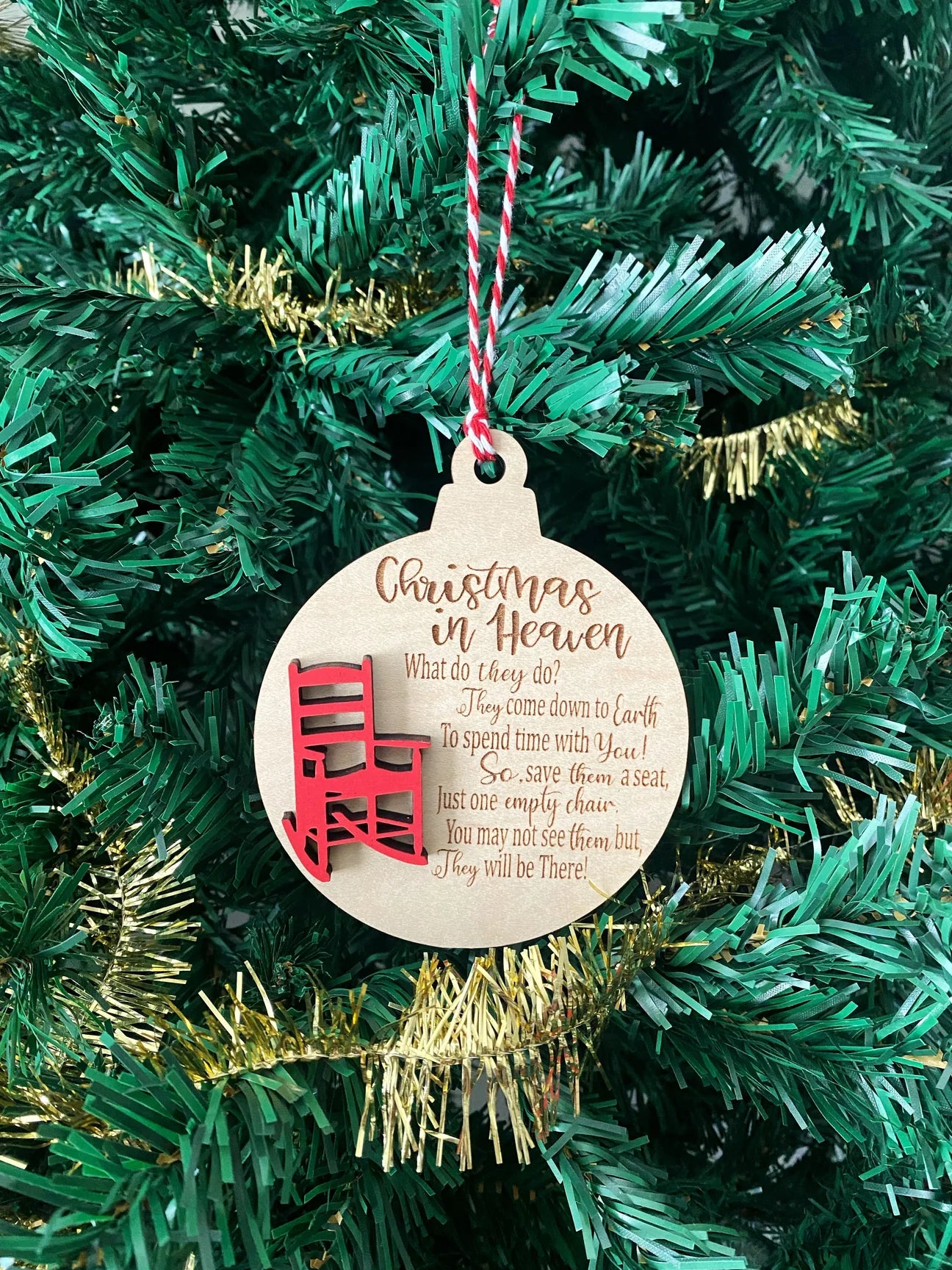 Christmas in Heaven Chair Ornament