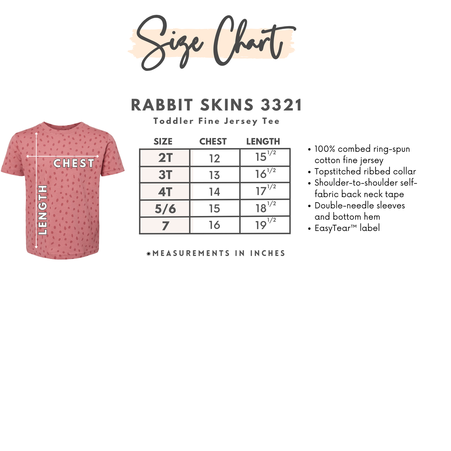 Rabbit Skins Toddler Tee