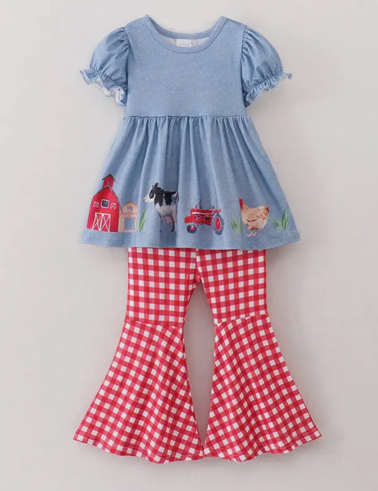 Farm Animals Bell Bottom Set
