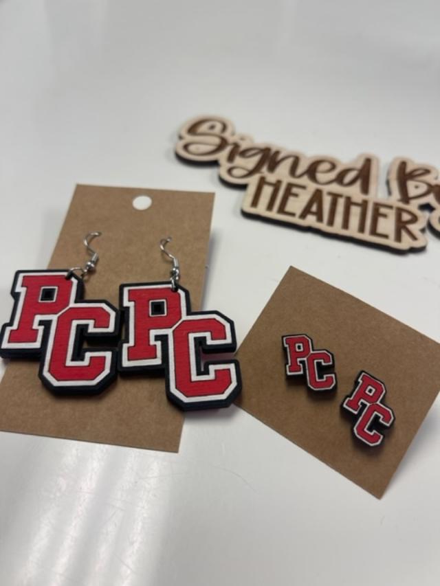 Pendleton County PC Wooden Earrings