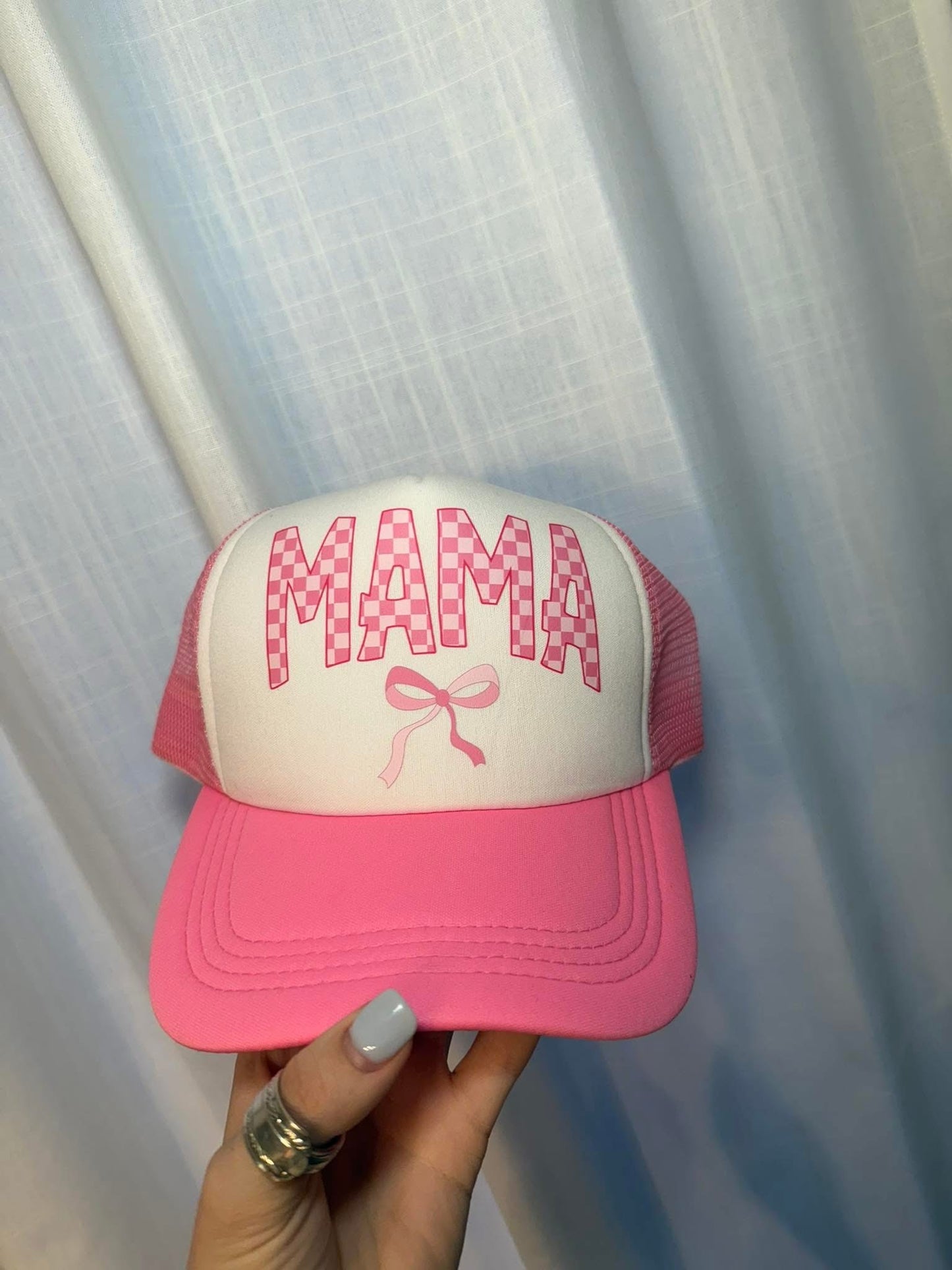 Pink Mama Bow Hat