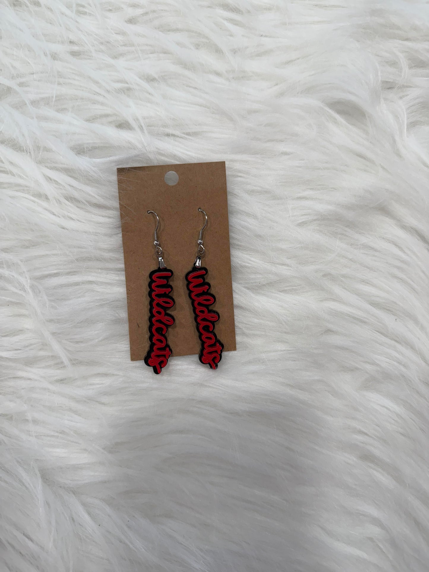 Wildcats Dangle Earrings