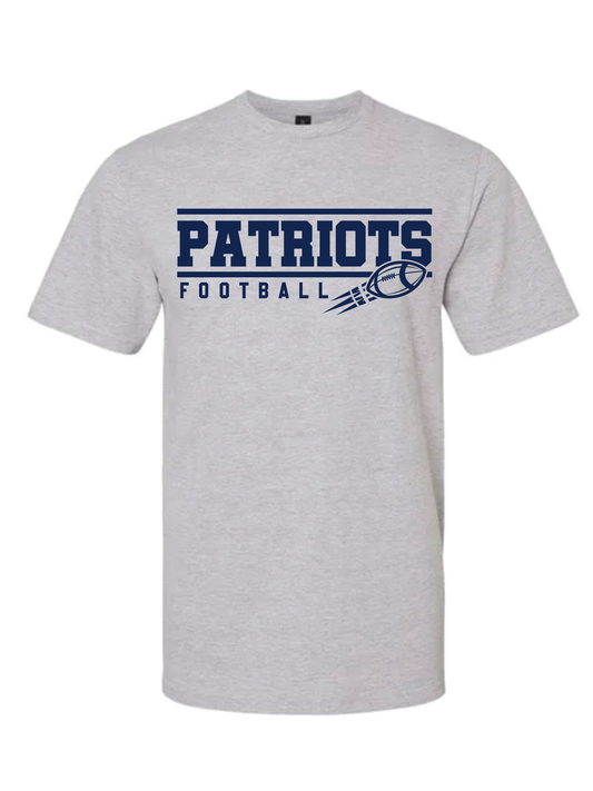 Patriots Football on Gray - #9