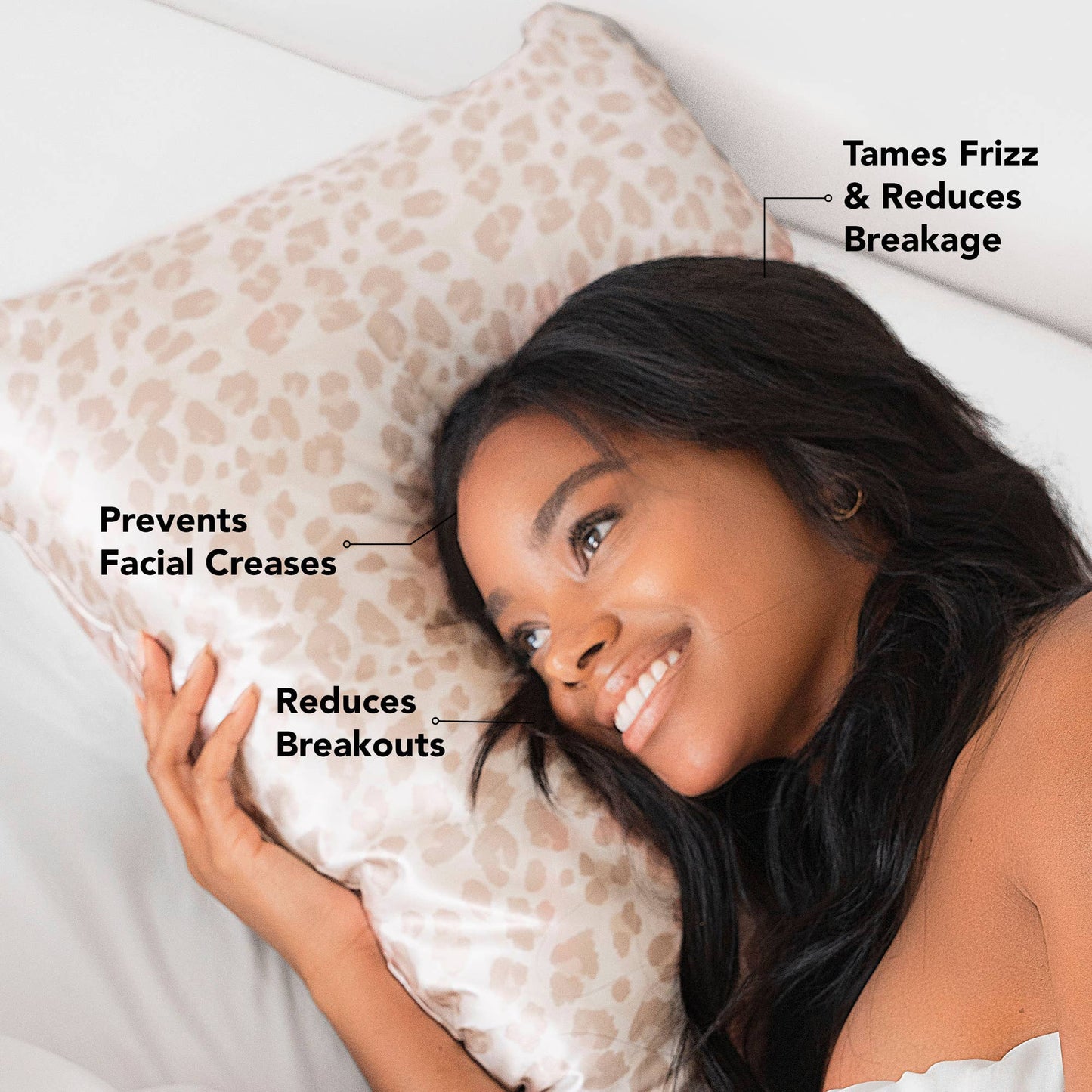 Satin Leopard Pillowcase (Queen/Standard)