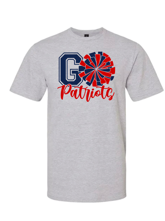 Go Patriots on Gray - #11