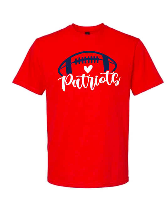 Patriots Football on Red - #14