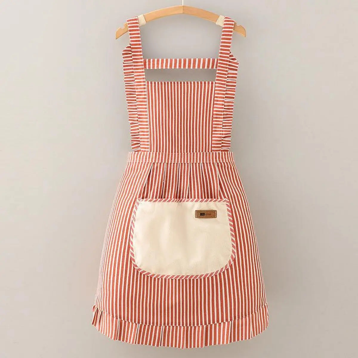 Stripe Cooking Linen Aprons with Pockets (Available in 2 Colors)
