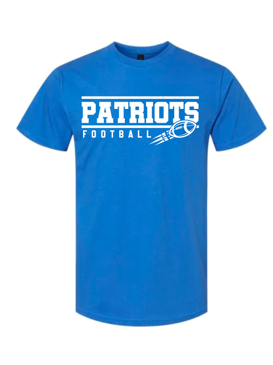 Patriots Football on Blue - #10