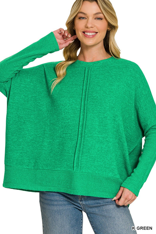 Green Oversized Sweater