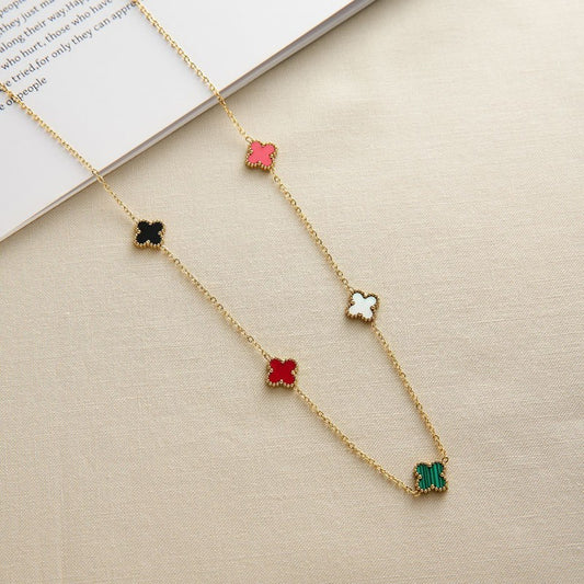 18k Clover Necklace