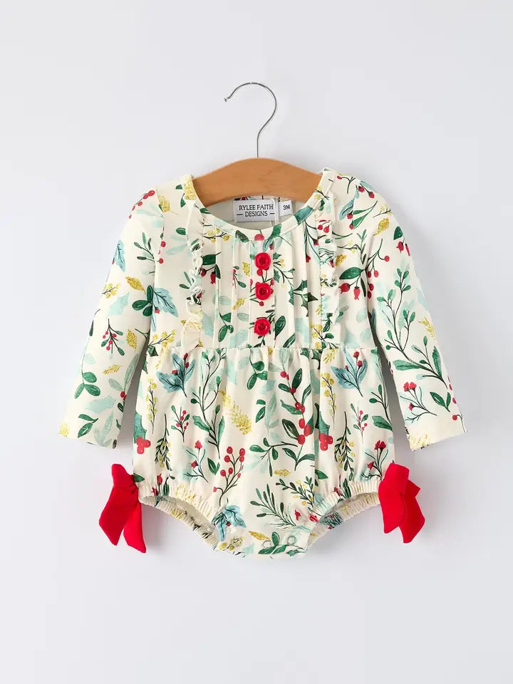Baby Girls Christmas Romper