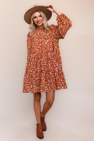 Floral Dress W/ Pockets