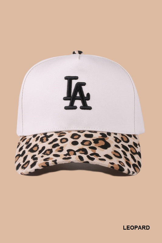 LA Leopard Hat