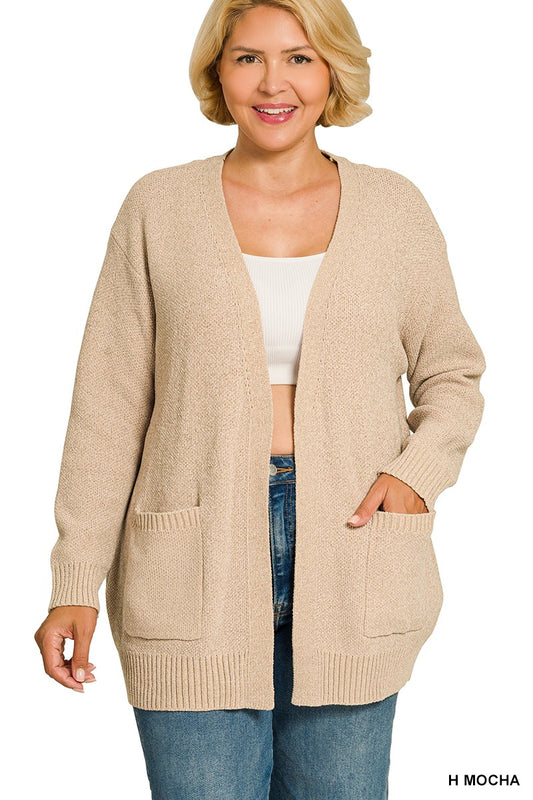 Mocha Grab & Go Sweater Cardigan