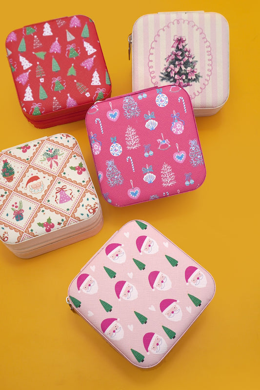 Christmas Travel Jewelry Box