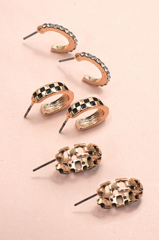 Hoop Earrings Trio