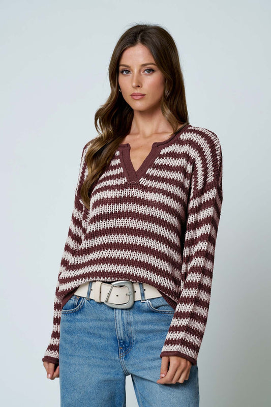 Burgundy Babe Sweater