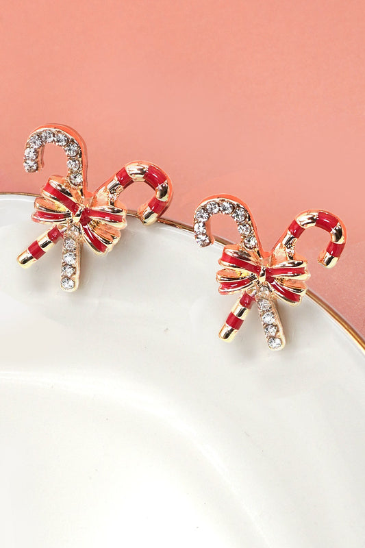 Christmas Candy Cane Earrings