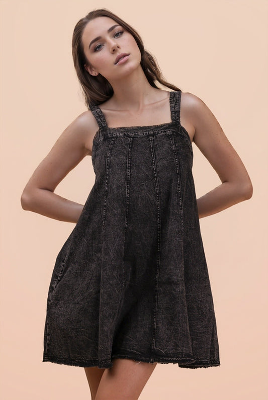 Black Beauty Denim Dress
