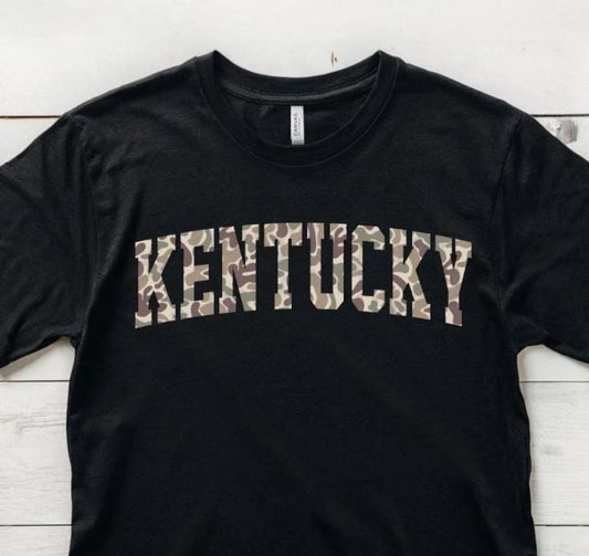 Camo KY tee