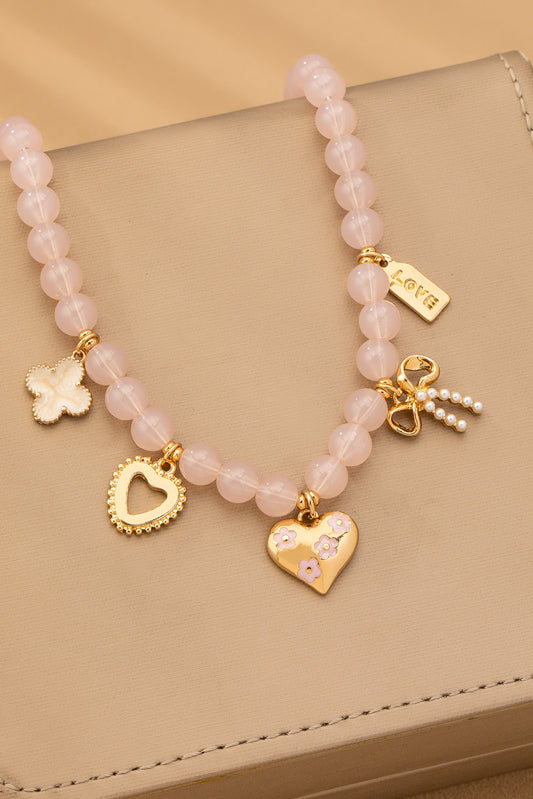 Beaded Charm Necklace