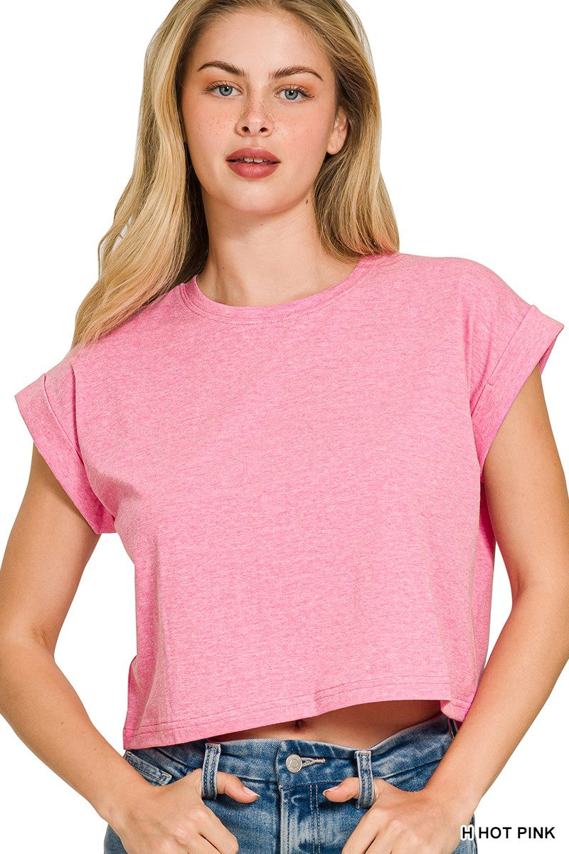Cotton Cropped Top
