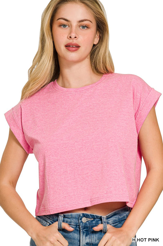 Cotton Cropped Top