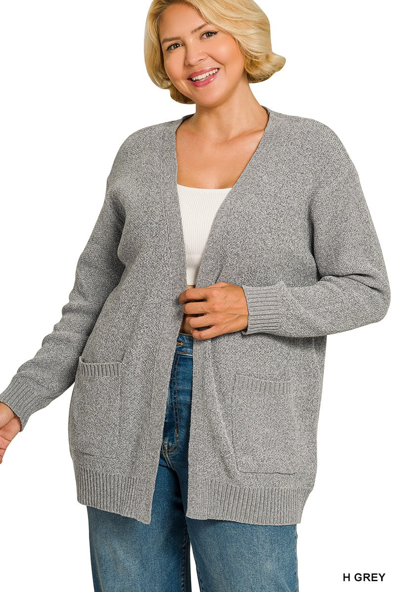 Grey Grab & Go Sweater Cardigan
