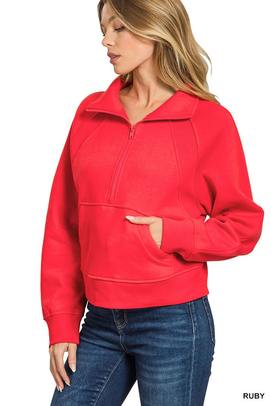 Half Zip Sweatshirt