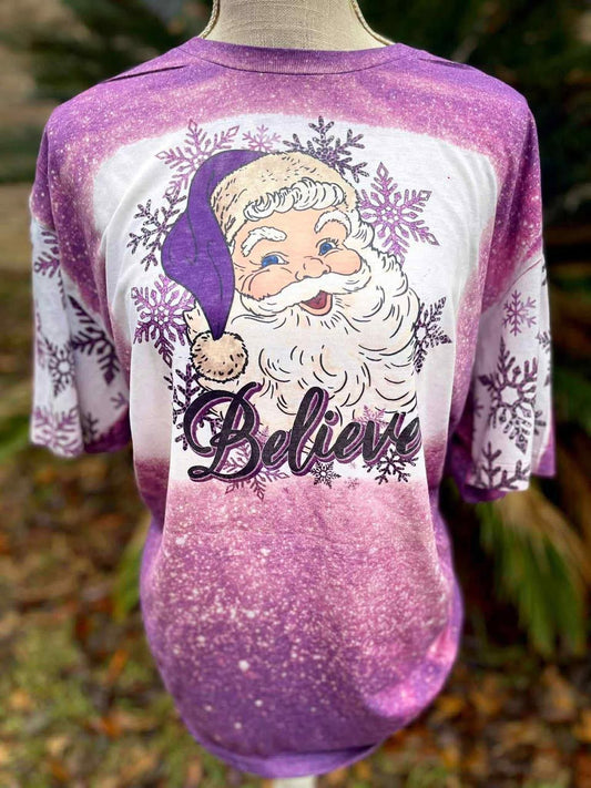 Believe Bleached Tee