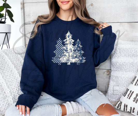 Blue Trees Crewneck