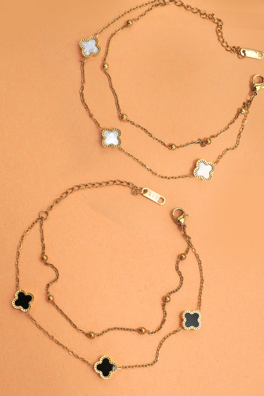 18k Clover Bracelet