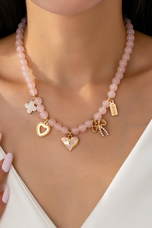 Beaded Charm Necklace