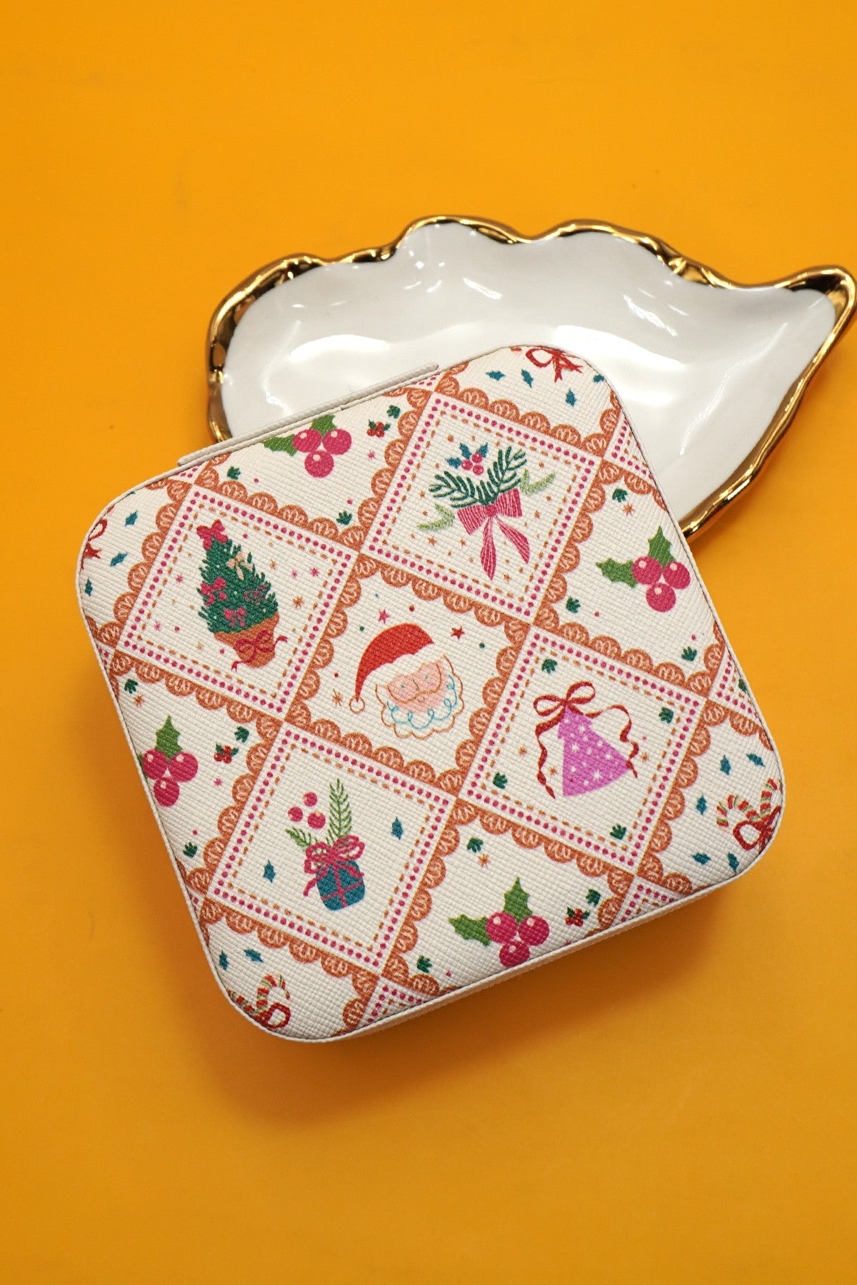 Christmas Travel Jewelry Box