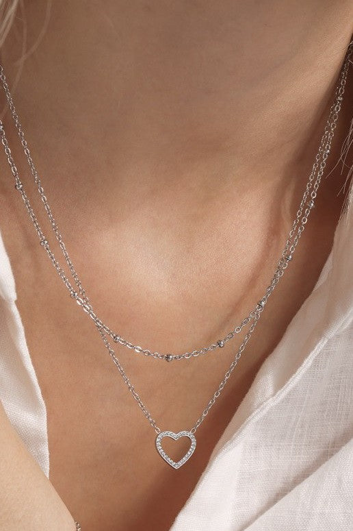 Stainless Steel Stacked Necklace