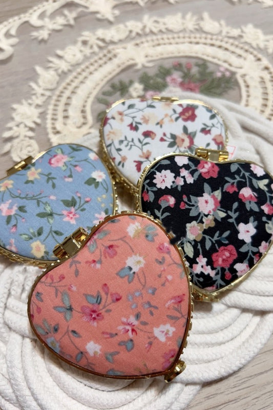 Heart Shape Mini Hand Mirror