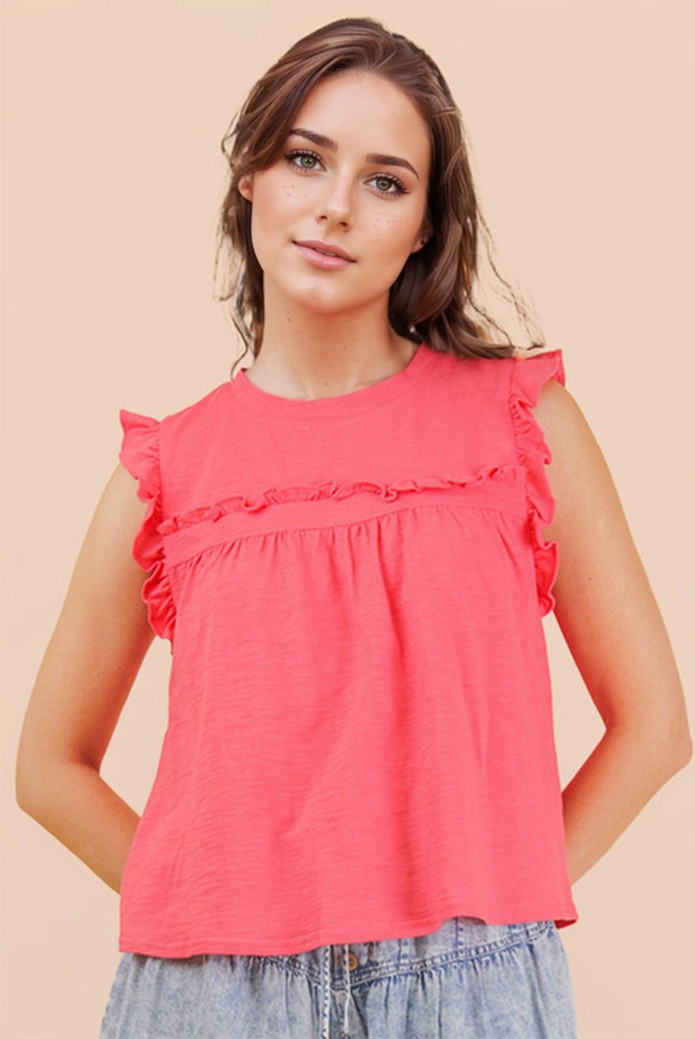 Baby Doll Ruffle Top