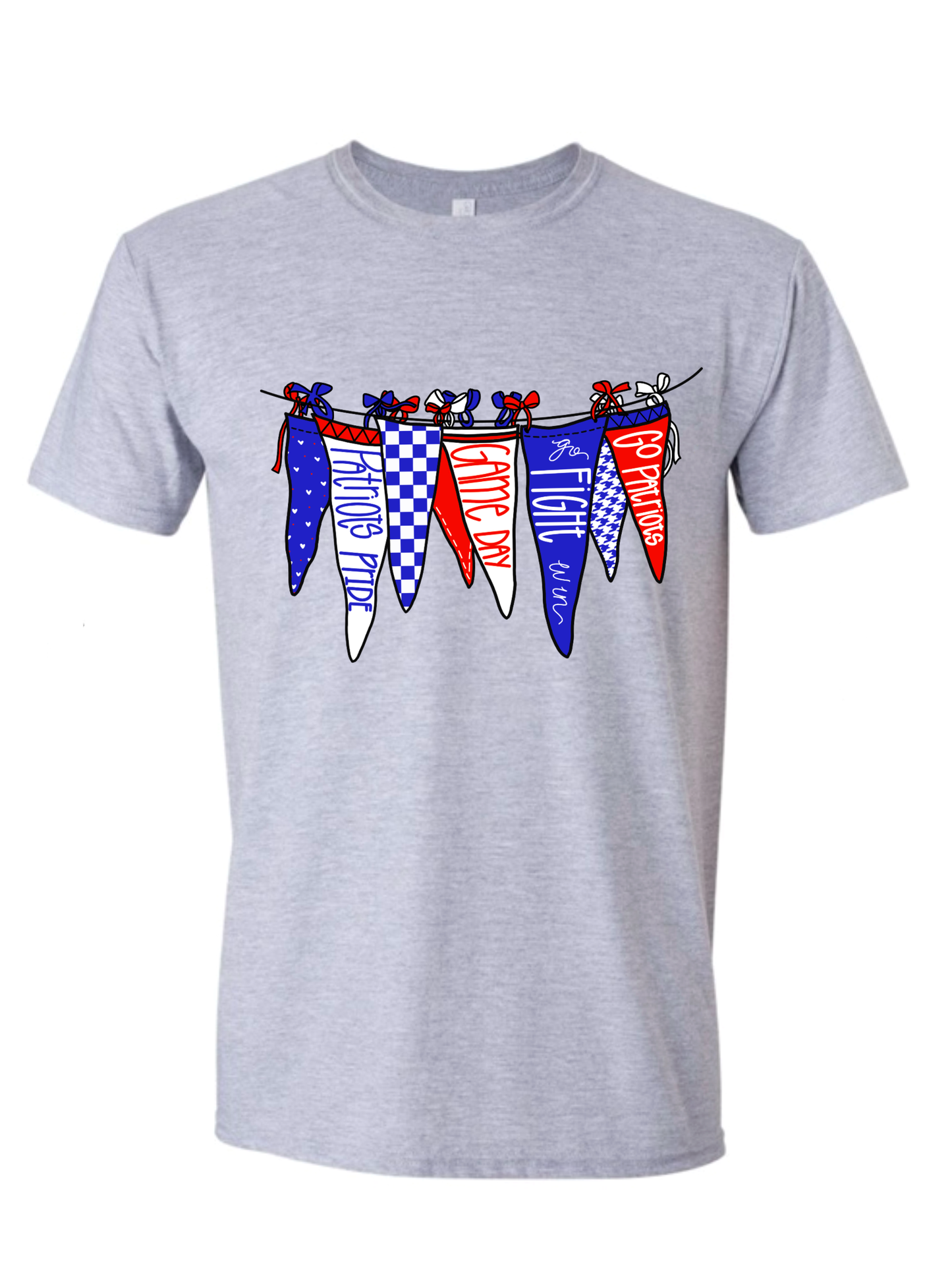 Patriots Flags On Gray - #29
