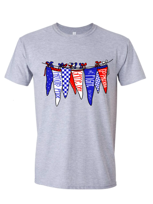 Patriots Flags On Gray - #29