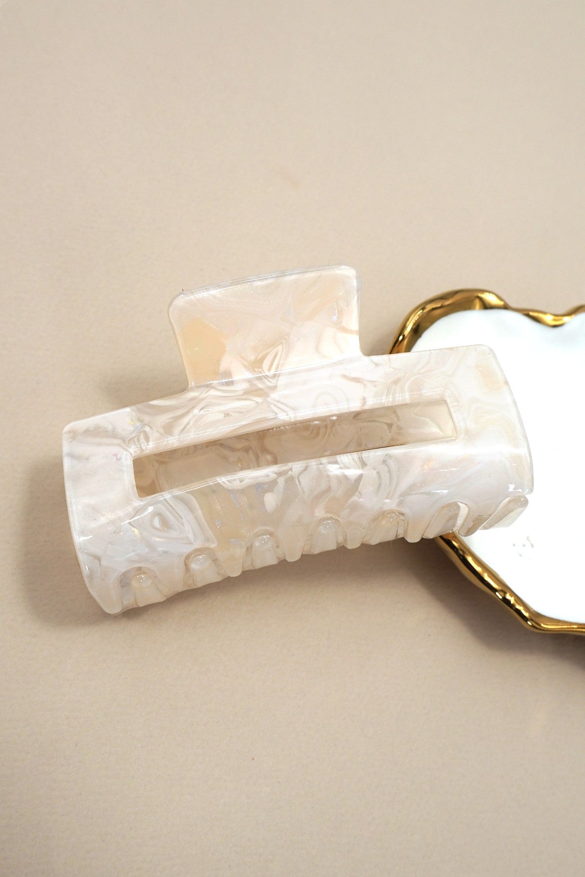Marble Claw Clip