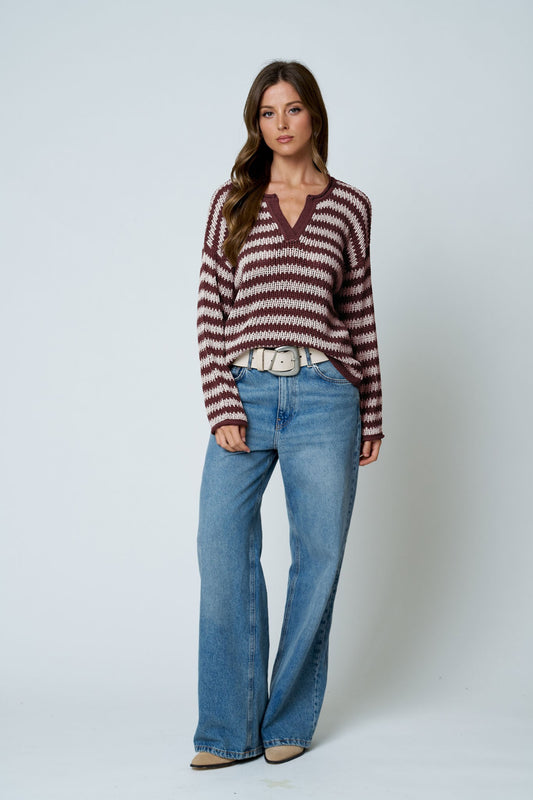 Burgundy Babe Sweater